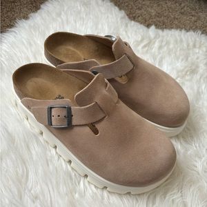 Birkenstock clogs, Boston Birkenstocks, Platform Shoes